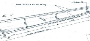Diaphragmes D8 à D10 longeron d'un DR